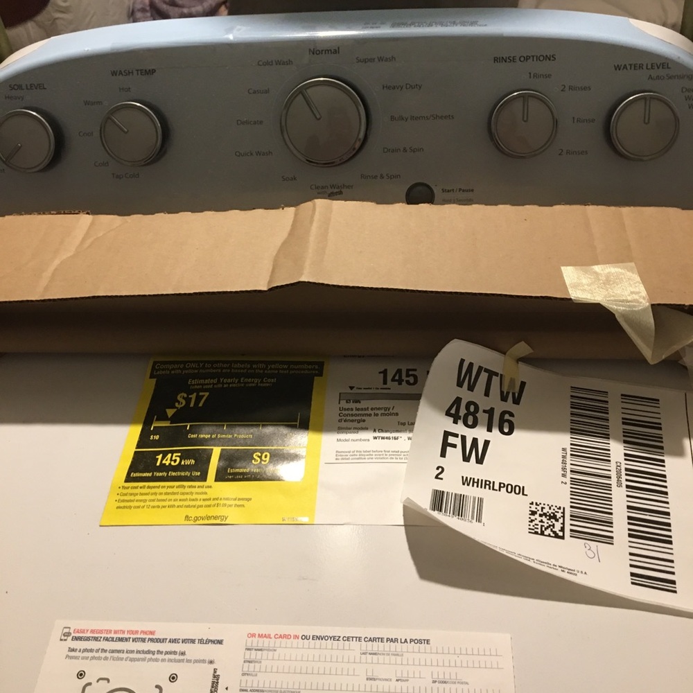 whirlpool washer.